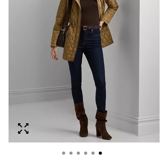 Ralph Lauren Quilted tan jacket. New and unworn. Out of box, tags removed. - Picture 5 of 6